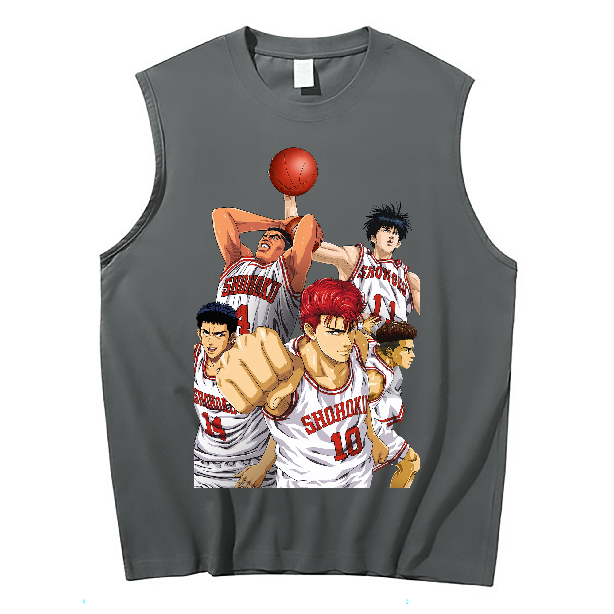 （画像用） SLAM DUNK／スラムダンク コットン100％タンクトップ（フロントプリント）